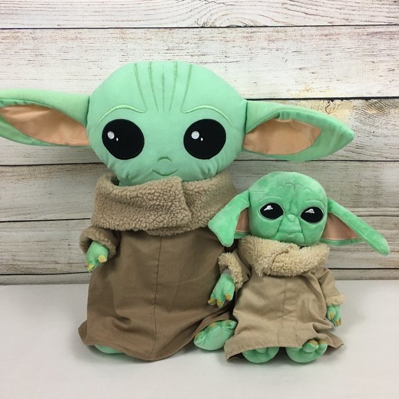 2 Star Wars Grogu Mandalorian The Child Plush Figure Baby Yoda - Picture 1 of 8